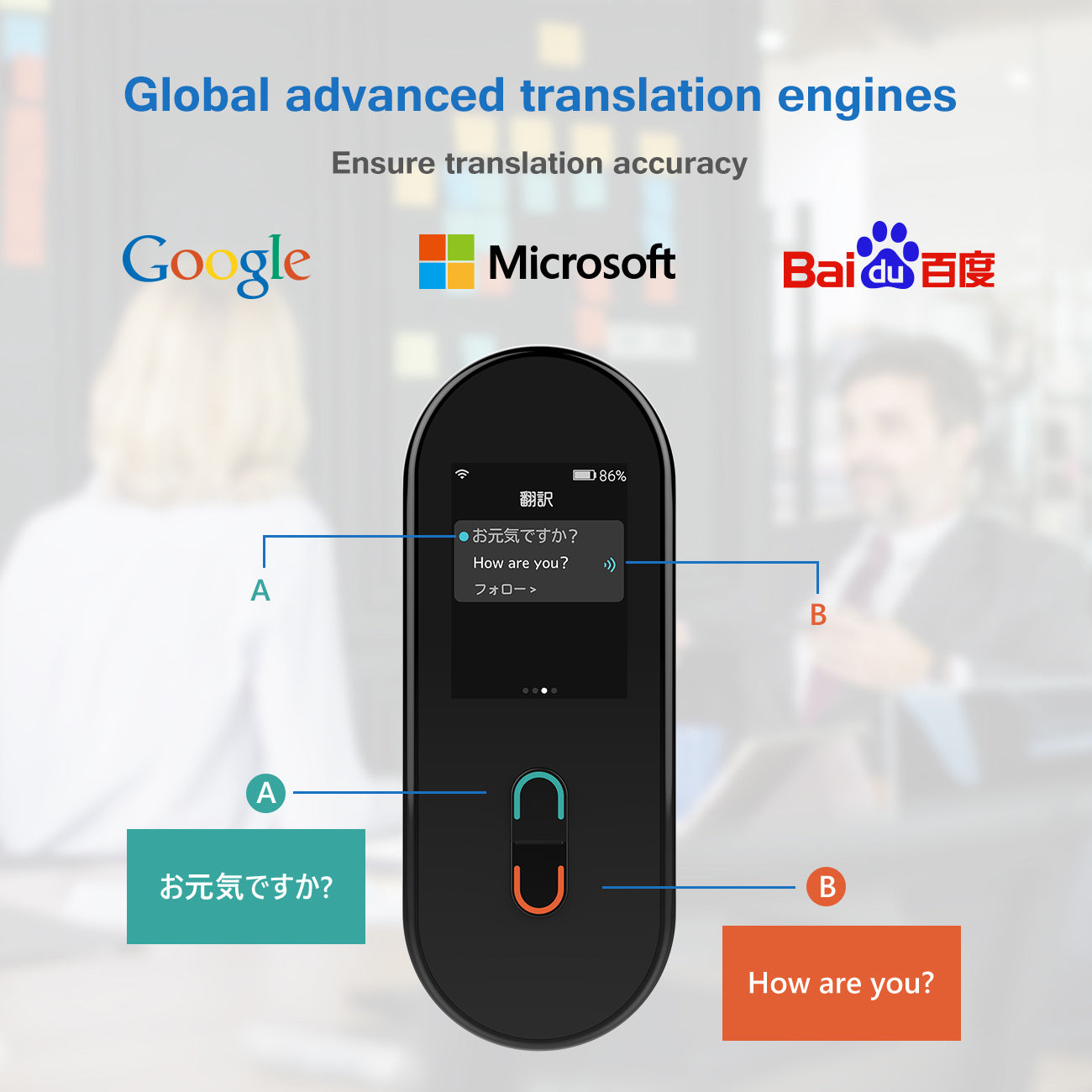 FREESAY AI Voice Translator X6P