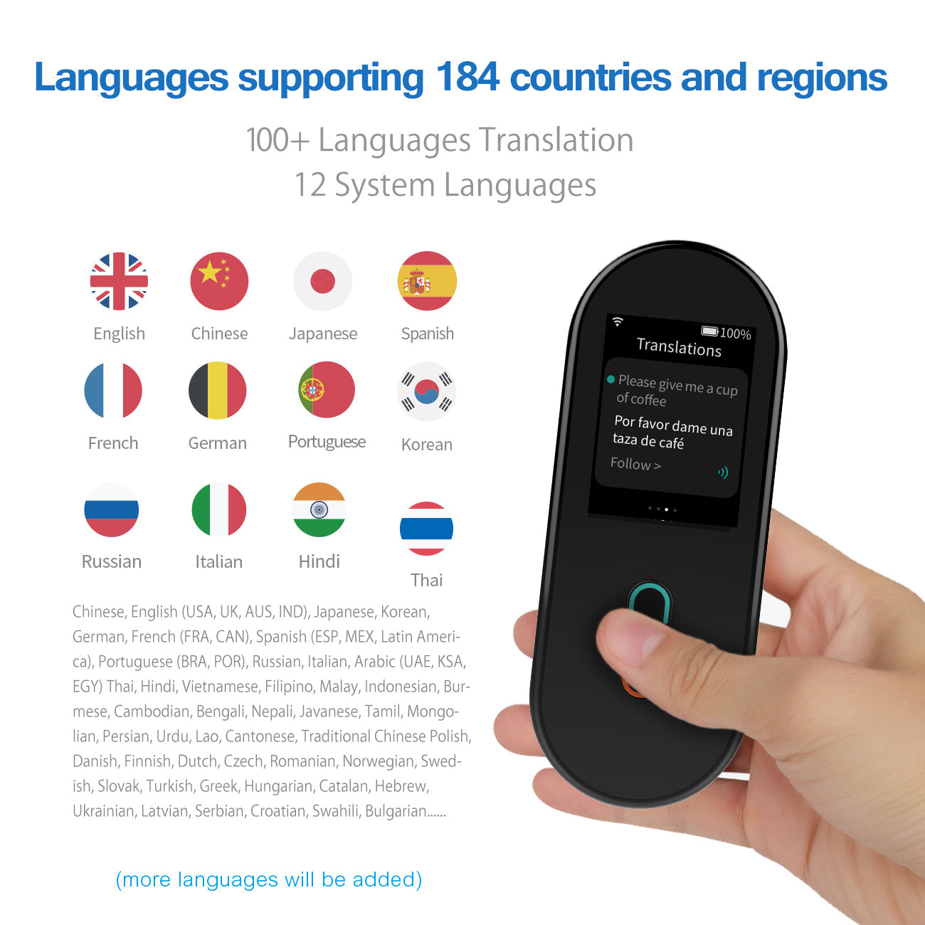 FREESAY AI Voice Translator X6P