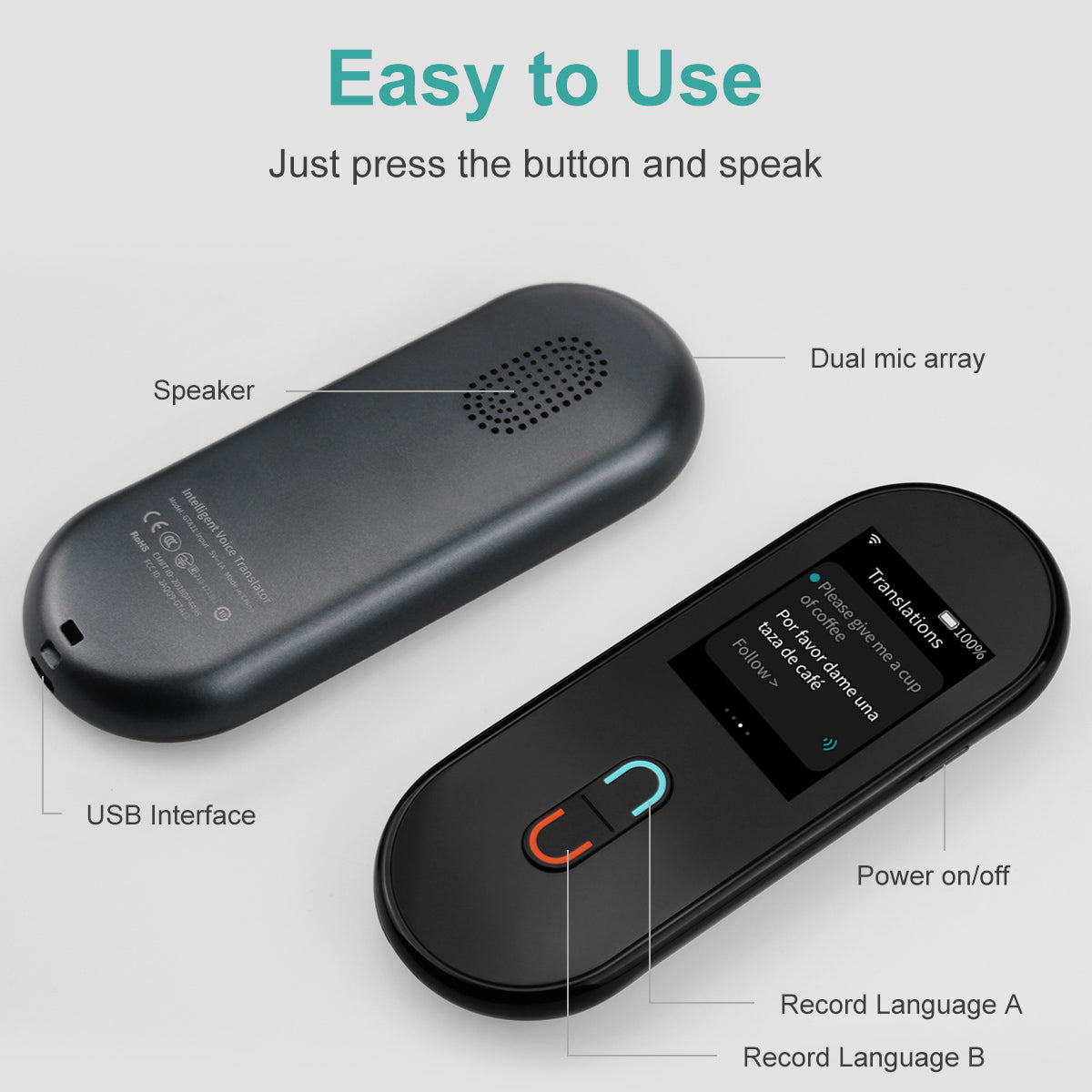 FREESAY AI Voice Translator X6P